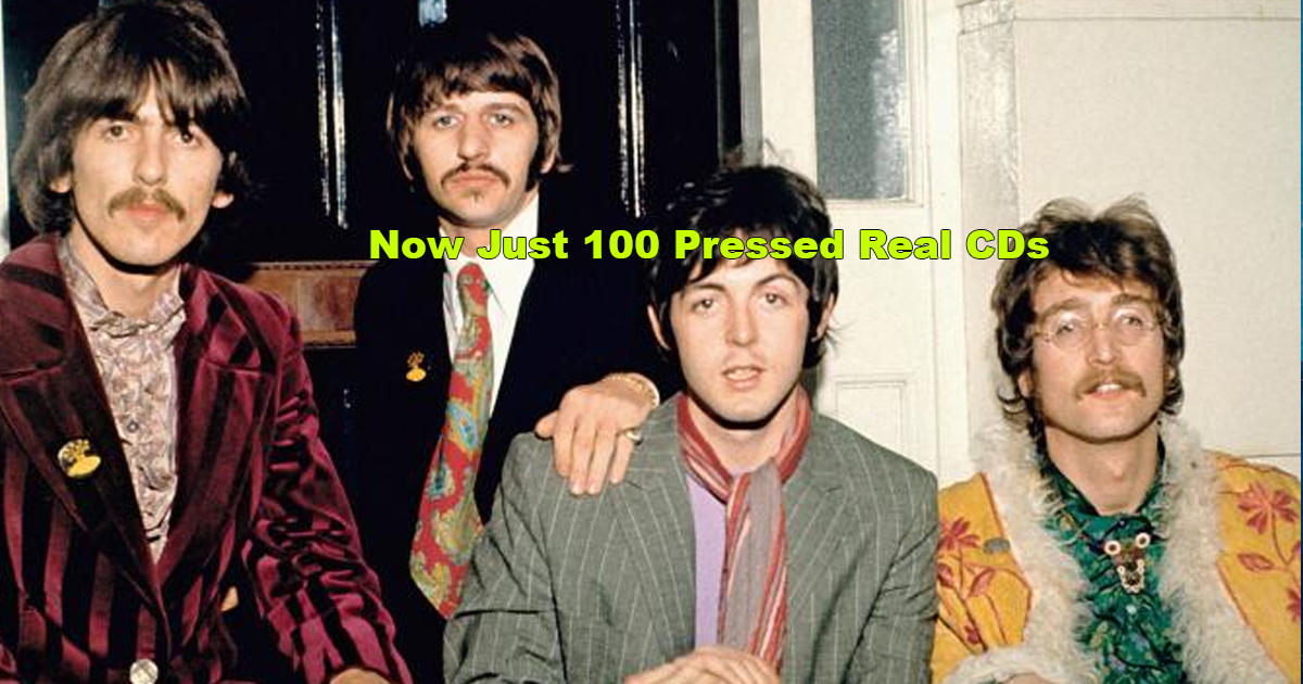 Now Just 100 Pressed Real CDs